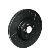 Image of the anti-corrosive black finish on Piranha Brake Discs.